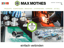 Tablet Screenshot of maxmothes.com